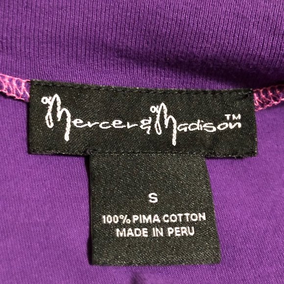 Purple Mercer Madison shirt - Picture 3 of 4